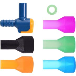 J.CARP ON-Off Switch Bite Valve Tube Nozzle Replacement for Most Brands Hydration Pack Bladder