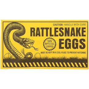 Rhode Island Novelty Joke Rattlesnake Egg Envelopes, One Dozen per Order