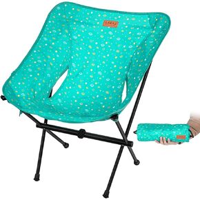 G2 GO2GETHER Protable Lightweight Chair for Youth, Compact Folding Size 15.7“×4.7", Only Weights 2.6lbs, 600D Oxford Fabric, Durable Aluminum Alloy Frame, Easy to Storage & Carry (Green)