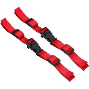 PATIKIL Backpack Belt Strap, 2 Pack Nylon Webbing Adjustable Replacement Waist Strap with Quick-Release Buckle for Pack Backpack Luggage Bags, Orange