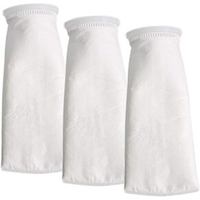 4 Inch Ring by 15 Inch Long Filter Socks 1 Micron - Aquarium Sump Pond Felt Fabric Filter Bag - 3 Pack (1 Micron)