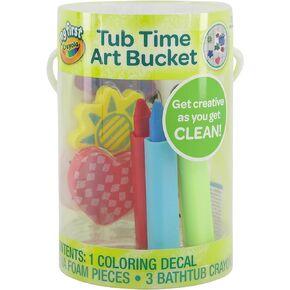 Crayola Taste Beauty My First Tub Time Art Pack, Bath-Time Toys with Red, Green, and Blue Crayons