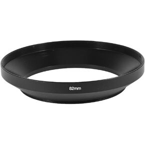 uxcell Camera Lens Hood, Aluminum 82mm Front Filter for All Brand, Thread Wide Angle Hood Screw-in Mount Standard Lens for Nikon AF-S Nikkor 24-70mm f/2.8E VR, Sony FE 24-70mm f/2.8 GM