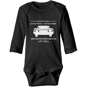 Snagminio Supernatural Infant Romper Cotton Baby Long Sleeve Bodysuit Novelty Jumpsuit cloths for Baby