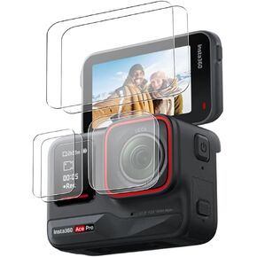 Epivol لـ Insta360 Ace Pro ملحقات الشاشة الزجاجية المقسى 360Ace Pro عدسة واقية - مجموعة 2 in Kuwait