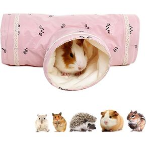 Amakunft Guinea Pig Play Tunnels & Tubes, Hamster Hideouts, Small Animal Activity Structures, Blue, 10cm Entrance, 3 Way Access, Made of Cotton and Polyester, Easy to Wash and Dry in Kuwait
