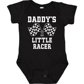 inktastic Racing Daddy Little Racer Baby Bodysuit