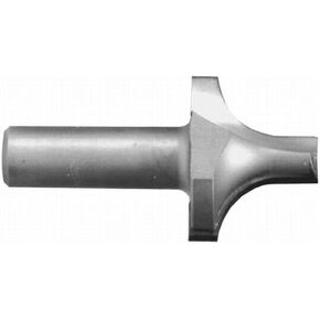 Whiteside Router Bits 2058 Plunge Round Over Bit with Plunge Point 3/8-Inch Radius, 1-Inch Large Diameter and 1/4-Inch Small Diameter
