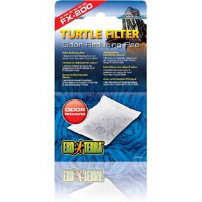 Exo Terra Turtle Filter Odor Reducing Pad, Replacement Filter Media for Aquatic Turtle Terrarium, PT3639