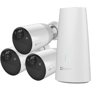 كاميرات EZVIZ الشمسية الأمنية اللاسلكية في الهواء الطلق، كاميرا لأمن المنزل في الخارج مع رؤية ليلية ملونة، صوت ثنائي الاتجاه، كشف الحركة بالذكاء الاصطناعي والتنبيه، كاميرا مراقبة بالضوء الفيضان، مقاومة للماء، 256 جيجابايت in Kuwait