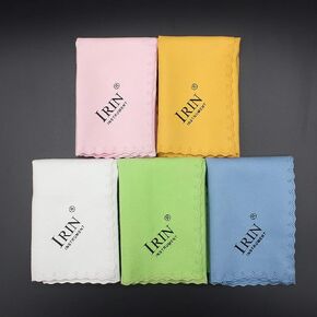 Drfeify Microfiber Cleaning Cloth for Musical Instruments, 5 Pieces Microfiber Cleaning Care Cloth Accessory Set for Guitar Violin Piano Trumpet