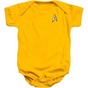 Infant: Star Trek- Command Uniform Infant Onesie Size 24 Mos