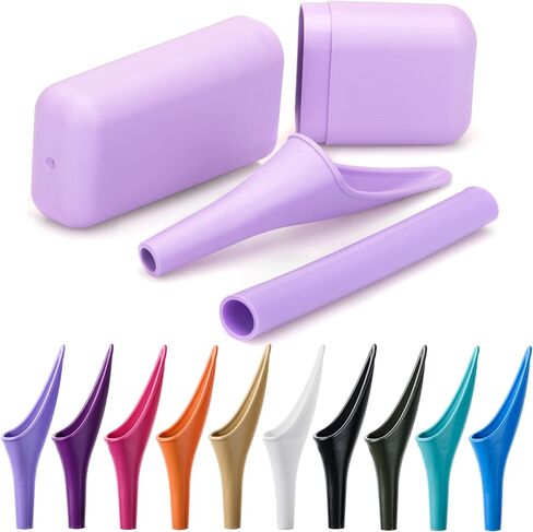 مبولة SHEWEE Extreme للإناث - صنع في المملكة المتحدة - جهاز تبول محمول وقابل لإعادة الاستخدام. المهرجانات، والتخييم، والسيارات، وأساسيات المشي لمسافات طويلة للنساء. حامل للتبول مع حقيبة حمل وأنبوب تمديد in Kuwait