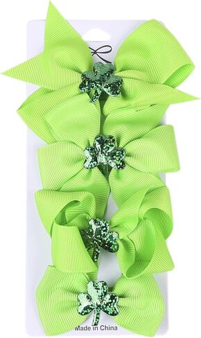 St Patrick's Day Baby Cute Headbands Flower hair accessory.(D/S1) (Type A) in Saudi Arabia