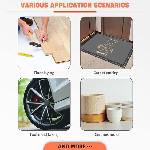 5 قطع من أداة قياس محيط الجسم الدقيق، أدوات قياس محيط الكونتور غير المنتظمة، مع أداة قفل سكريبي أداة قياس زاوية حافة النجارة لملف اللحام والأرضيات والبلاط in Kuwait