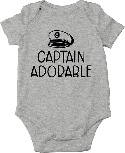 CBTwear Captain Adorable - زي بحار مضحك قادم للمنزل للأطفال الأولاد - بدلة أطفال لطيفة من قطعة واحدة in Saudi Arabia
