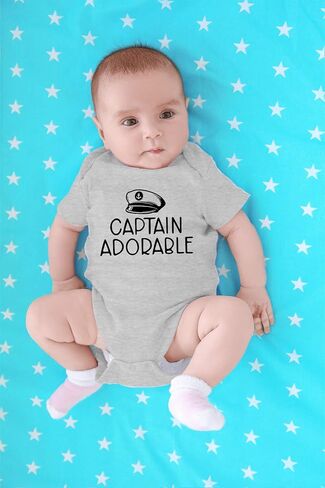 CBTwear Captain Adorable - زي بحار مضحك قادم للمنزل للأطفال الأولاد - بدلة أطفال لطيفة من قطعة واحدة in Saudi Arabia