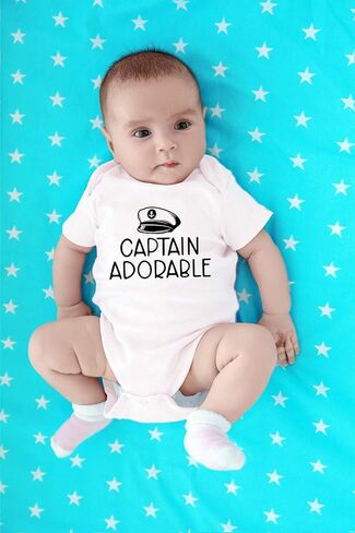 CBTwear Captain Adorable - زي بحار مضحك قادم للمنزل للأطفال الأولاد - بدلة أطفال لطيفة من قطعة واحدة in Saudi Arabia
