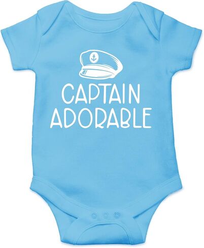 CBTwear Captain Adorable - زي بحار مضحك قادم للمنزل للأطفال الأولاد - بدلة أطفال لطيفة من قطعة واحدة in Saudi Arabia