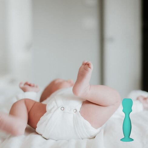 عبوة من قطعتين من ملعقة كريم حفاضات الأطفال الصغيرة | فرشاة ناعمة ومرنة من السيليكون لمؤخرة الأطفال كريم لطفح الحفاضات in Kuwait