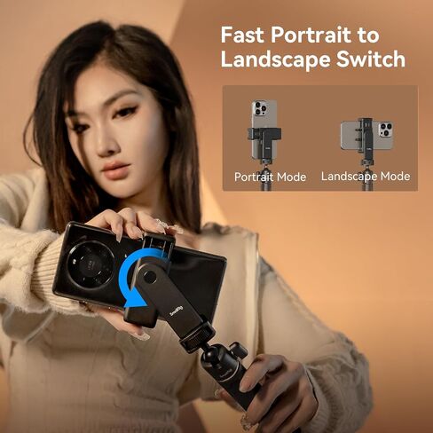 SMALLRIG VK-30 Vlogging Kit for iPhone, Content Creator Kit for YouTube and TikTok Starter, Video Recording Equipment, with Phone Tripod, Phone Mount and Light - 4367 in Saudi Arabia