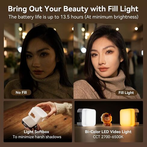 SMALLRIG VK-30 Vlogging Kit for iPhone, Content Creator Kit for YouTube and TikTok Starter, Video Recording Equipment, with Phone Tripod, Phone Mount and Light - 4367 in Saudi Arabia