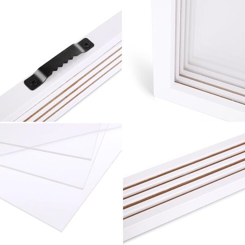 مجموعة طباعة اليد العائلية من Omrhvi، إطار تذكار DIY، مجموعة زينة مطبوعة يدويًا، هدايا عائلية للأجداد، الآباء الجدد، عيد الأم، عيد الأب، الذكرى السنوية، عيد الميلاد، مع 6 دهانات غير سامة in Kuwait