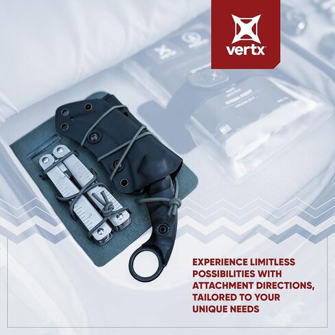 Vertx MAP Admin مزدوج متوافق مع منظم نظام Molle، ملحق ملحقات لوحة التصحيح لحقيبة الظهر التكتيكية، ومصباح يدوي وحامل ملحقات الأدوات in Kuwait