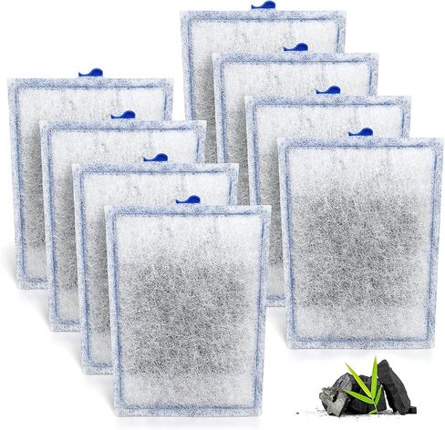 خراطيش فلتر Bio-Bag كبيرة لأحواض السمك، تناسب مرشح الطاقة الداخلي Tetra Whisper 20i و40i، وفلتر طاقة Whisper IQ 20,30,45,60 وفلتر طاقة Whisper PF 20,30,40,60 - جاهزة للاستخدام - 8 قطع in Kuwait