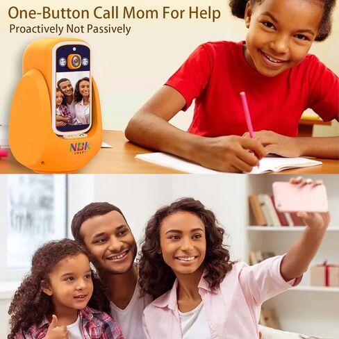 كاميرات NBKsmart ثنائية الاتجاه لكاميرا الصوت والفيديو بتقنية البلوتوث للمنزل وغرفة النوم الداخلية للمنزل، للحيوانات الأليفة/الكلب/الجرو/القطط/المربية، تطبيق كاميرا الهاتف pro v3 Talk Devices، شاشة أمان الشقة لكبار السن، أبيض in Kuwait