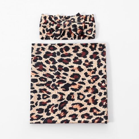 مجموعة بطانية استقبال من Galabloomer، مجموعة عصابة رأس بطبعة زهور، قماط أطفال، بطانيات استقبال (بقرة) in Kuwait