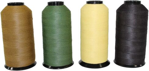 خيط كيفلر من الدرجة العسكرية من SGT KNOTS للحرف اليدوية، والمشروعات اليدوية وإصلاح خياطة الحذاء (بكرة 30/3-4oz، طبيعية) in Kuwait