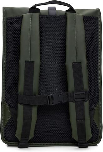RAINS Rolltop Rucksack -Backpack - Waterproof Backpack for Women and Men - Rucksack for Travel and Work (Green) in Saudi Arabia