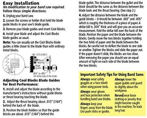 OLSON SAW CB50010BL منشار شريطي Sears TTB مقاس 12 بوصة ملحق كتل رائعة in Kuwait