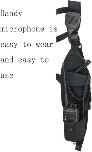 Universal Double Radio Shoulder Harness Chest Rig Bag Pocket Pack Holster Vest for Two Way Radio Rescue Essentials(Vest Harness) in Saudi Arabia