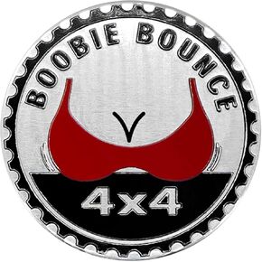 1Pc Taco Badge Rated Car Emblem,4 x 4 Metal Automotive Badge 3D Metal Taco Car Badges Emblems Round Emblem Decals Car Badge Decals Stickers Compatible with Jeep Wrangler Vehicles Trucks SUV,Automotive
