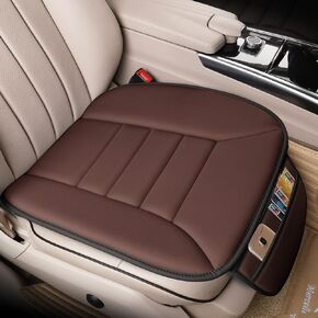 Premium Car Seat Cushion: Driver Seat Cushion with Comfort Memory Foam & Non-Slip Rubber Bottom, Car Seat Pad Works with 95% of Vehicles and Office Chair or Home (4D Mesh - Black)