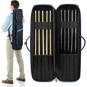 Pool Cue Case, 5x5 Pool Stick Billiard Cue Accessories Soft Padded Bag Case