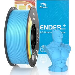 Official Creality PLA 3D Printer Filament, Ender PLA 3D Printer PLA Filament 1.75mm, Dimensional Accuracy +/- 0.02 mm, No-Tangling and Strong Bonding, 1KG Spool PLA (2.2lbs)*2 Pack