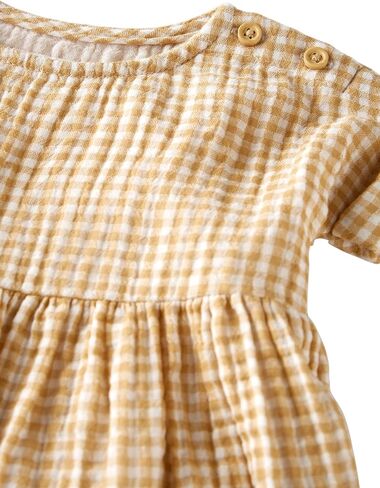 little planet by carter's baby-girls Baby & Toddler Girls' Organic Cotton Dress, Dusty Rose, 24M in Saudi Arabia