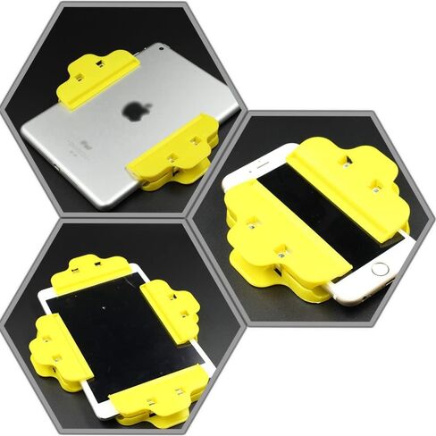 4 Pcs Universal Screen Fastening Clamp Plastic Fastening Clamps Clip Tool Clamping Fixture for Mobile Phone Tablet in Saudi Arabia