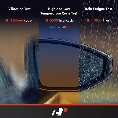 مرآة باب كهربائية جانبية للسائق من A-Premium - متوافقة مع Honda CR-V 2012 2013 2014 2015 2016 - مرآة رؤية خلفية خارجية غير قابلة للطي يدويًا باللون الأسود - استبدال # 76258-T0A-A11 in Kuwait