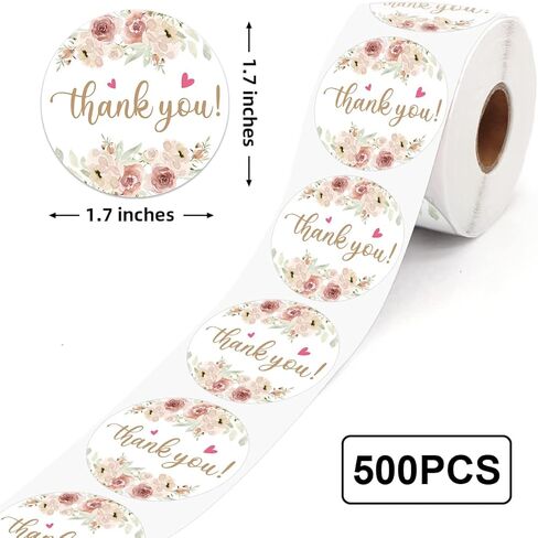 500 PCS Please Leave a Review Cute Small Business Stickers, Thank You Stickers, Bakeries Packaging Stickers, Envelopes Stickers, Mail Envelopes Shipping Stickers for Small Business in Saudi Arabia