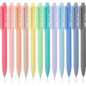 Mr. Pen- Retractable Gel Pens, 12 Pack, Dark Vintage Gel Pens, Fast Dry, Gel Pens Fine Point 0.7mm, Retractable Pens, Cute Pens, Gel Ink Pens, Aesthetic Pens for Journaling Fine Tip Pens