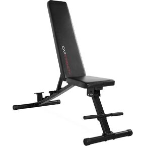 CAP Barbell Foldable Adjustable Weight Bench – Durable, Space-Saving, and Fully Adjustable for the Ultimate Home Gym Performance