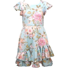 Bonnie Jean Easter Dress Spring Striped Dress for Baby Toddler and Little Girls