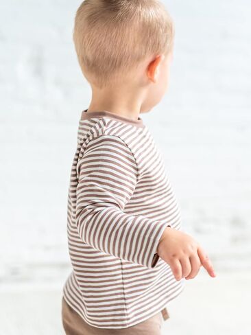 Colored Organics - Organic Cotton Toddler Long Sleeve Shirts - Baby Toddler and Kids Tops - Girls and Boys Tees in Saudi Arabia
