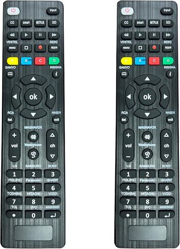 Universal TV Remote Control is Suitable for LED Smart TVS of LG/Samsung/Sony/Philips/Panasonic/Sharp/Toshiba/Hitachi/VIZIO/TCL/JVC/Hisense and Other Brands in Saudi Arabia