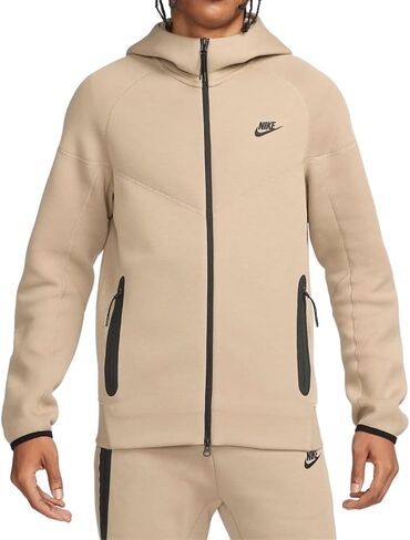 Nike Sportswear Tech Fleece Windrunner Men's Full-zip Hoodie Size-XX-Large, Light Photo Blue/Black in Saudi Arabia