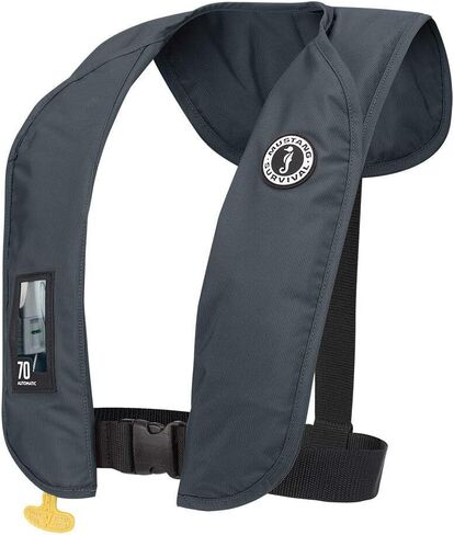 موستانج Survival MIT 70 أوتوماتيكي قابل للنفخ PFD - أزرق، مفرد in Kuwait